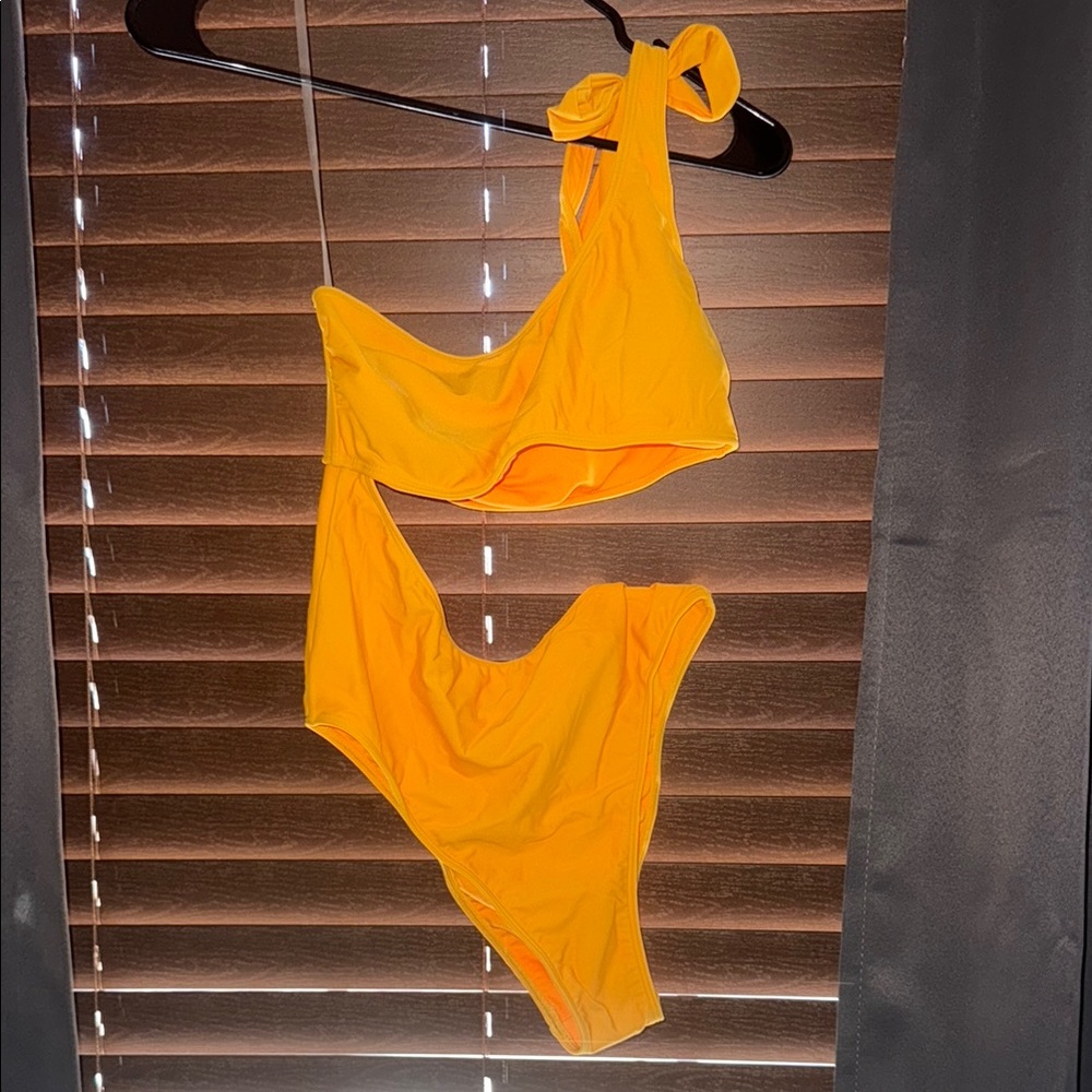 Abercrombie & Fitch Yellow One-Piece Swimsuit